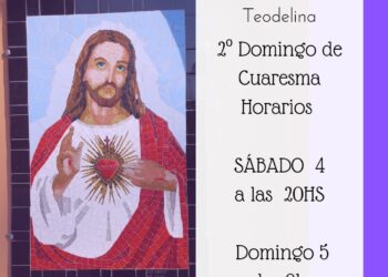 TEODELINA: HORARIOS DE MISAS PARA ESTE FIN DE SEMANA