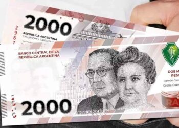 COMENZÓ ESTE LUNES A CIRCULAR EL NUEVO BILLETE DE 2 MIL PESOS: “LA DISTRIBUCIÓN SERÁ PAULATINA” 