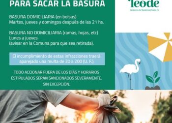 TEODELINA – 𝗧𝗥𝗜𝗕𝗨𝗡𝗔𝗟 𝗗𝗘 𝗙𝗔𝗟𝗧𝗔𝗦 | ¿En qué días y horarios tengo que sacar la basura?