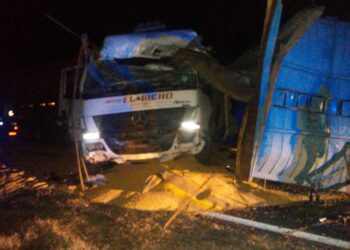 CHOVET: ACCIDENTE EN RUTA NACIONAL 33