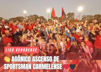 SPORTSMAN CARMELENSE VUELVE A LA PRIMERA ‘A’ DE LA LIGA VENADENSE LOGRARON
