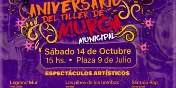 VILLA CAÑAS. EL TALLER DE MURGA MUNICIPAL FESTEJA SU 1ER. AÑO