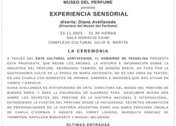 TEODELINA: 𝐌𝐔𝐒𝐄𝐎 𝐃𝐄𝐋 𝐏𝐄𝐑𝐅𝐔𝐌𝐄 𝐏𝐑𝐄𝐒𝐄𝐍𝐓𝐀 𝐄𝐗𝐏𝐄𝐑𝐈𝐄𝐍𝐂𝐈𝐀 𝐒𝐄𝐍𝐒𝐎𝐑𝐈𝐀𝐋