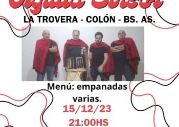 TEODELINA: NOCHE DE PEÑA CON LA TROVERA DE COLON