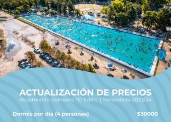 TEODELINA; Balneario El Edén  | Actualización de precios