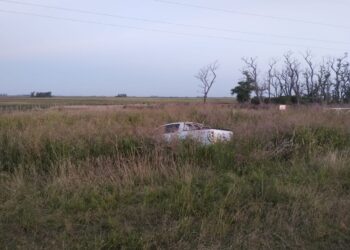 TEODELINA: HOY VUELCO EN LA 94 DE UNA PICK UP 4X4 CON CUATRO OCUPANTES