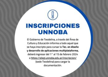 TEODELINA: 𝗔𝗩𝗜𝗦𝗢 𝗜𝗠𝗣𝗢𝗥𝗧𝗔𝗡𝗧𝗘 | Inscripción UNNOBA