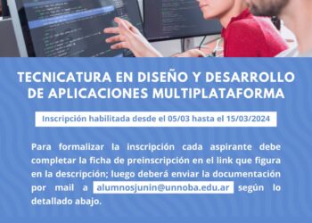 𝐔𝐍𝐍𝐎𝐁𝐀 𝐒𝐞𝐝𝐞 𝐓𝐞𝐨𝐝𝐞𝐥𝐢𝐧𝐚  | Tecnicatura en Diseño y Desarrollo de Aplicaciones Multiplataforma