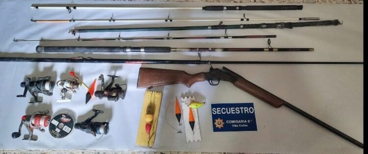 VILLA CAÑAS: REQUISA POSITIVA, SECUESTRO DE ARMAS Y ELEMENTOS DE PESCA VILLA CAÑAS: REQUISA POSITIVA, SECUESTRO DE ARMAS Y ELEMENTOS DE PESCA