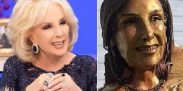 Villa Cañás: reinstalaron la estatua de Mirtha Legrand que ella había pedido que hagan de nuevo Villa Cañás: reinstalaron la estatua de Mirtha Legrand que ella había pedido que hagan de nuevo