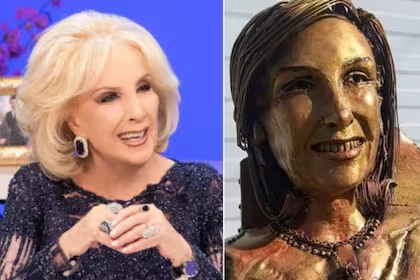 Villa Cañás: reinstalaron la estatua de Mirtha Legrand que ella había pedido que hagan de nuevo Villa Cañás: reinstalaron la estatua de Mirtha Legrand que ella había pedido que hagan de nuevo
