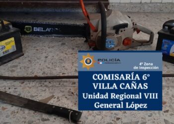 VILLA CAÑAS: HALLARON ELEMENTOS SUSTRAÍDOS DÍAS ANTES 