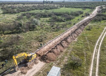Gasoducto Gran Santa Fe: Provincia avanza en la obra que beneficiará a 250 mil santafesinos