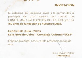 TEODELINA CUMPLE 150 ANIVERSARIO: 𝐈𝐍𝐕𝐈𝐓𝐀𝐂𝐈𝐎𝐍 𝐂𝐎𝐌𝐈𝐒𝐈𝐎𝐍 𝐃𝐄 𝐅𝐄𝐒𝐓𝐄𝐉𝐎𝐒