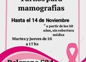 LALCEC INFORMA : Turnos para mamografías