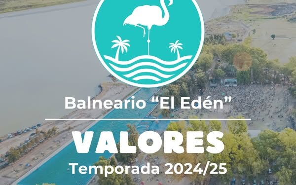 T3EODELINA: Balneario EL EDEN 𝗩𝗔𝗟𝗢𝗥𝗘𝗦