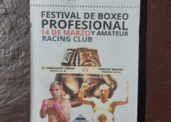 GRAN FESTIVAL DE BOXEO PROFESIONAL Y AMATEUR EN EL RACING CLUB DE  TEODELINA