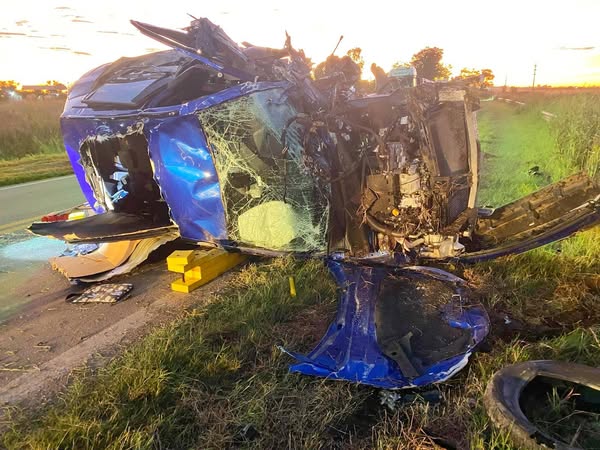 VENADO TUERTO: UN CHOQUE EN LA CURVA DE PASTORINO DEJÓ HERIDOS Y CORTE TOTAL POR MÁS DE UNA HORA