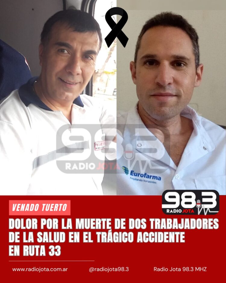 LA SALUD DE LUTO: DOLOR POR EL FALLECIMIENTO DE DOS TRABAJADORES DEL 107 EN TRÁGICO ACCIDENTE EN RUTA 33