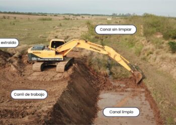 DI GREGORIO DESTACÓ UNA INTERVENCIÓN CLAVE DEL GOBIERNO PROVINCIAL PARA PREVENIR INUNDACIONES EN EL SUR SANTAFESINO