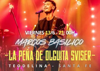 TEODELINA: ESTA NOCHE MARCOS BASILICO CANTARÁ EN LA PEÑA DE OLGUITA SVISER