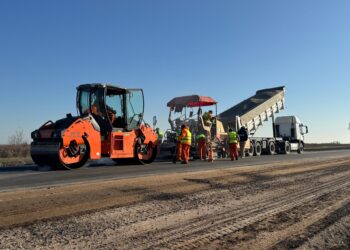 DI GREGORIO DESTACÓ EL AVANCE DE LA REPAVIMENTACIÓN DE LA RUTA 14 Y VALORÓ EL COMPROMISO DEL GOBIERNO PROVINCIAL