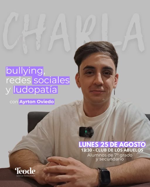 TEODELINA: CHARLAS PARA JOVENES : Bullying  – Redes sociales  – Ludopatía