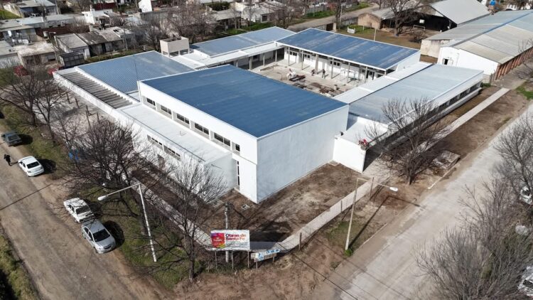 .DI GREGORIO DESTACÓ EL AVANCE DE OBRA EN LA ESCUELA 238 DE VENADO TUERTO