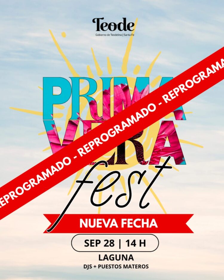 TEODELINA: La fiesta de la Primavera fue re programada !