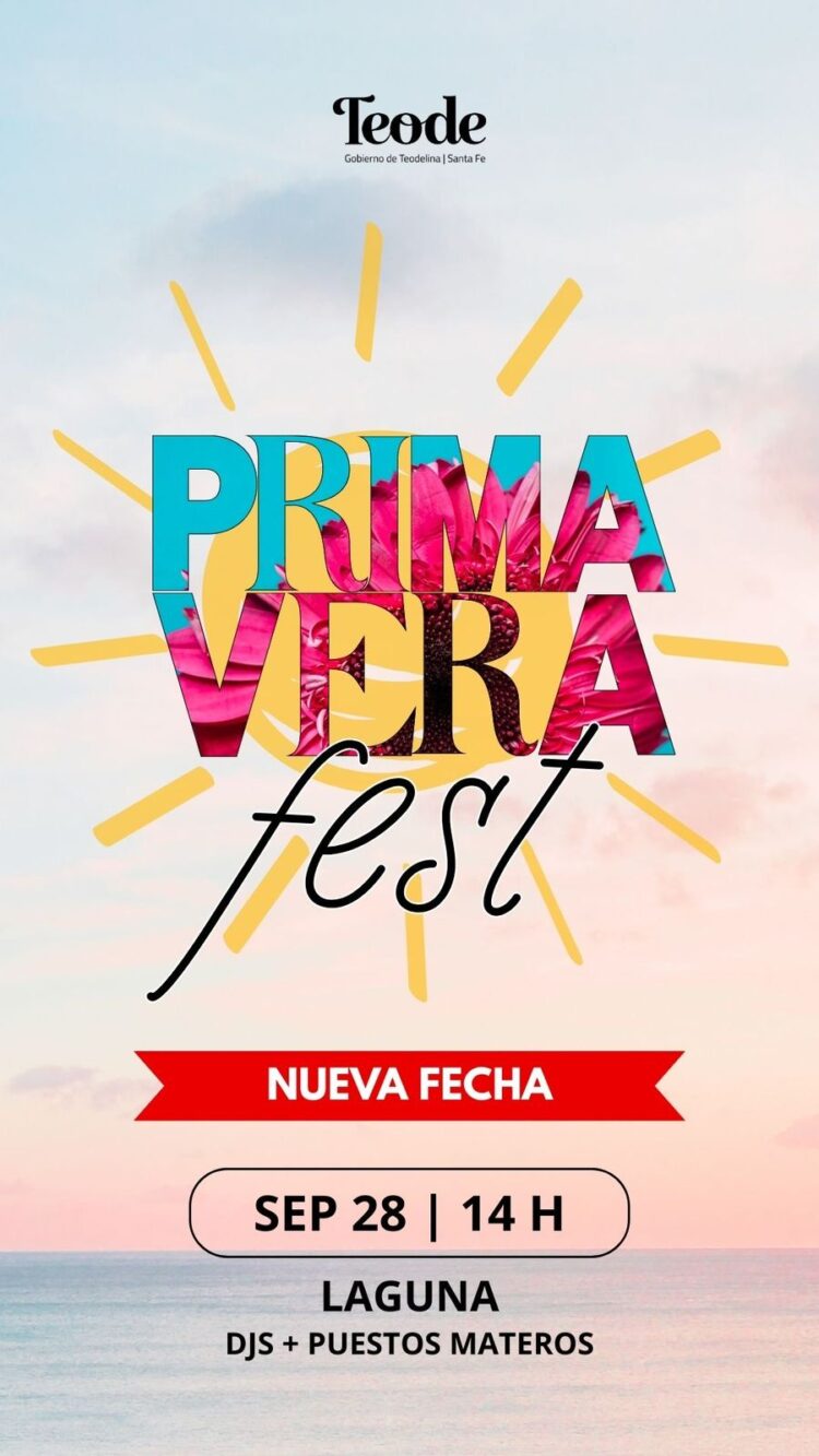 TEODELINA: Primavera Fest 28/9 en la Laguna.