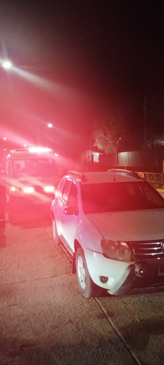 Teodelina: Accidente vial Auto vs. Moto