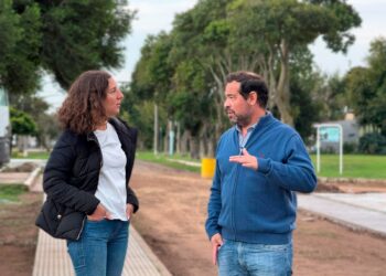 DI GREGORIO VALORÓ EL RÁPIDO AVANCE DE LAS OBRAS DE VIVIENDAS EN SANCTI SPÍRITU