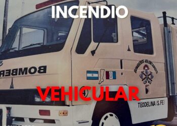 TEODELINA: INCENDIO VEHICULAR