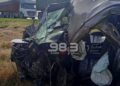 Accidente en la 33 entre camión y camioneta Accidente en la 33 entre camión y camioneta