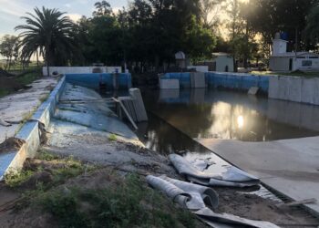 Teodelina: la marcha de las obras en el balneario Comunal
