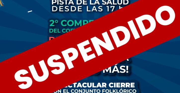 SE SUSPENDEN LOS FESTEJOS DE ARRIBEÑOS