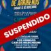 SE SUSPENDEN LOS FESTEJOS DE ARRIBEÑOS