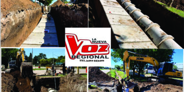 VILLA CAÑAS: OBRA DE DESAGÜE EN EL ACCESO POR AVENIDA 50 VILLA CAÑAS: OBRA DE DESAGÜE EN EL ACCESO POR AVENIDA 50