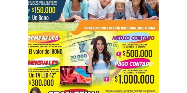 VILLA CAÑÀS : Bomberos sacó un Bono Contribución