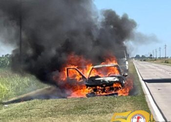 Teodelina: incendio vehicular en la 94