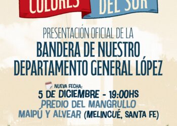 Presentación de la Bandera de General López en Melincué