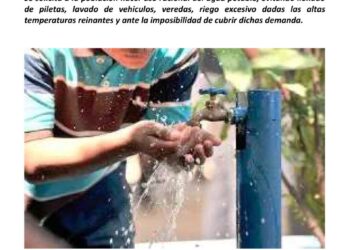 Teodelina: CUIDAR EL AGUA POTABLE ES VITAL