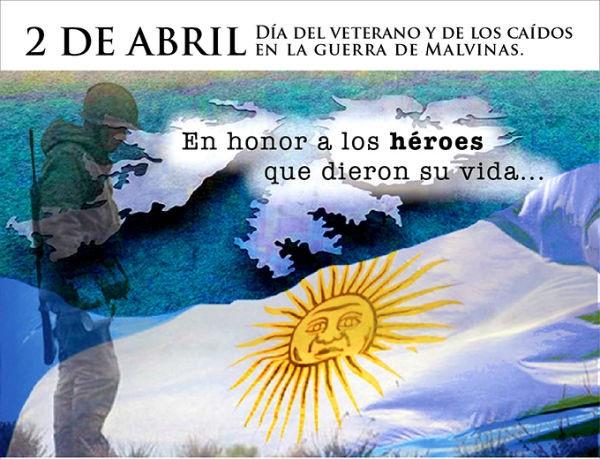 2 DE ABRIL: EN HONOR A LOS HÉROES QUE DIERON SU VIDA