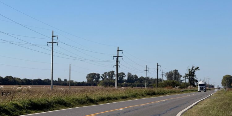 DI GREGORIO: “LA NUEVA CONEXIÓN ELÉCTRICA DEL SUR YA TIENE UN 75% DE AVANCE Y ENTRA EN SU ETAPA FINAL”