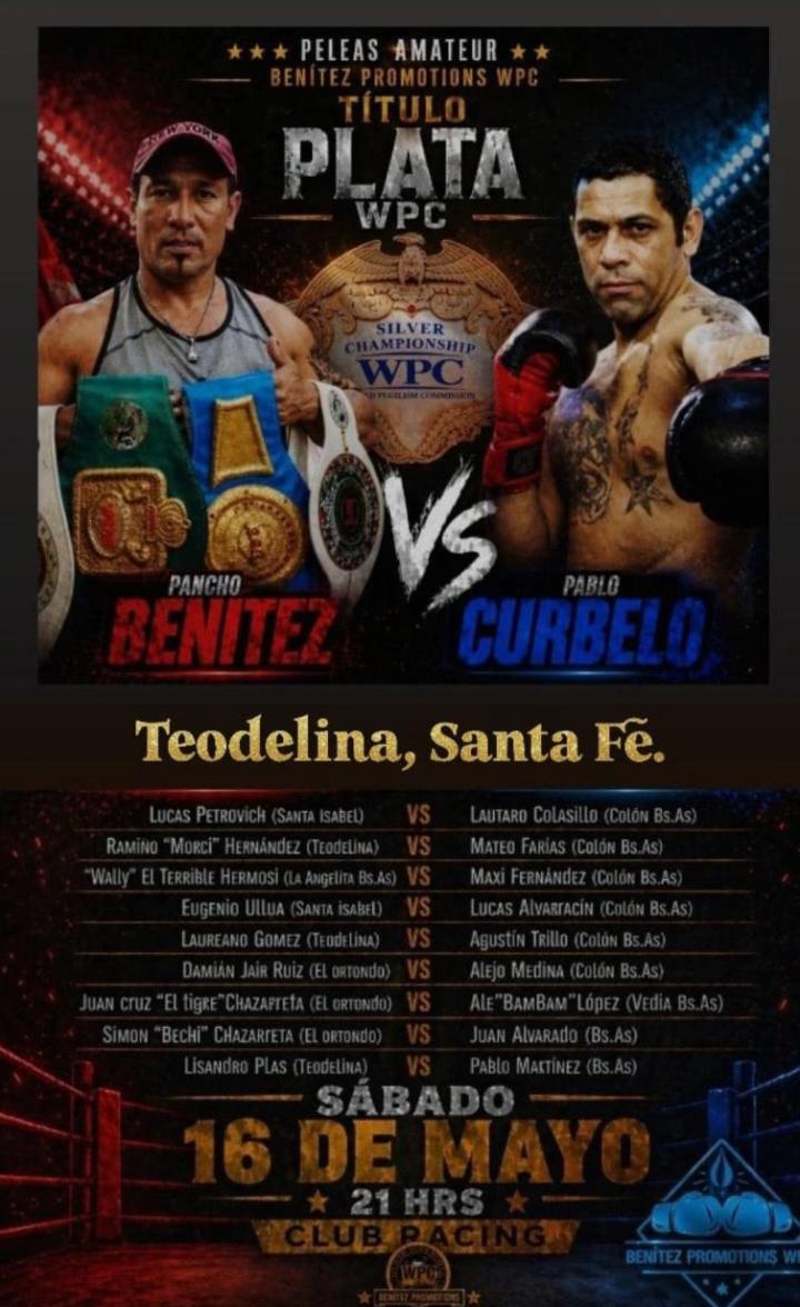 Teodelina: Gran Festival de Boxeo el 16 en el Club Racing