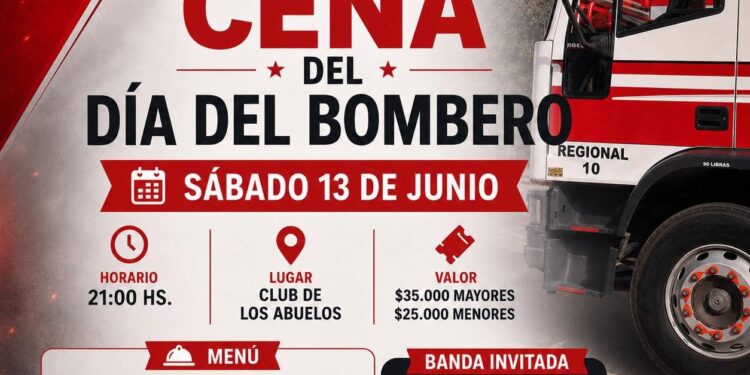 Teodelina: Festejamos el día del Bombero Voluntario