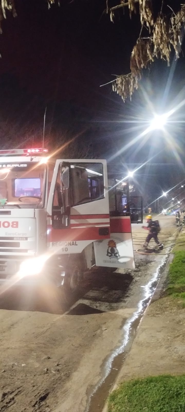 Teodelina: incendio de Vivienda en Alberdi entre Urquiza y General López
